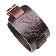 European and American Creative Light Luxury Bracelet for Women, Elegant Fashionable Fresh Style Cowhide Woven Bracelet with Roman Numeral Ring